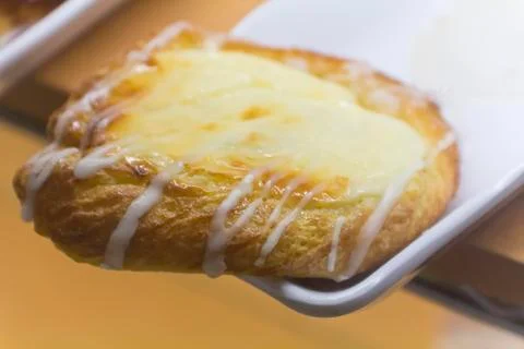 Lemon Kouign Amann Stock Photos