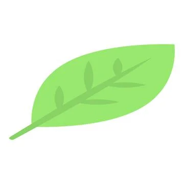 Lemon leaf icon, isometric style Stock Illustration