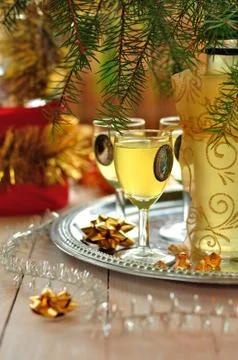 Lemon Liqueur Stock Photos