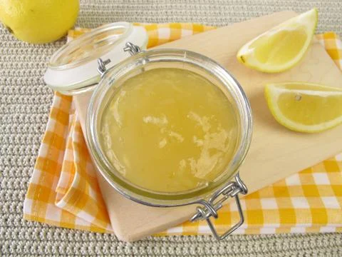 Lemon marmalade Stock Photos