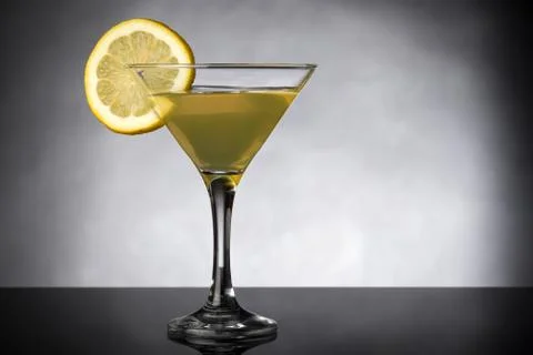 Lemon martini Stock Photos