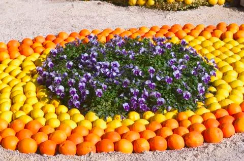 Lemon menton 2011 celebrates Stock Photos