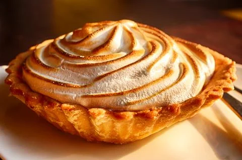 Lemon Meringue Pie Stock Photos