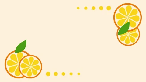 Lemon Minimal Layout Stock Footage 335626394