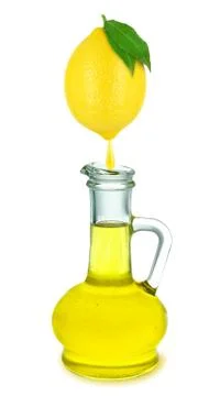 Lemon oil Stock Photos