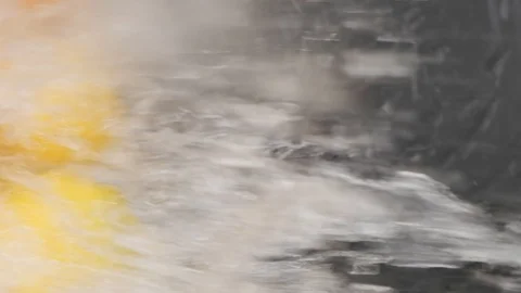 Lemon, orange, red pepper with water wave. Stock Footage 114636749