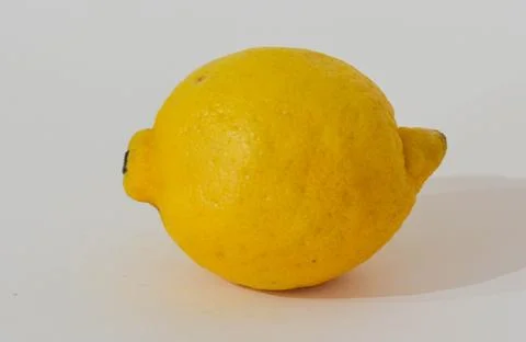 Lemon organing food on a withe background Stock Photos