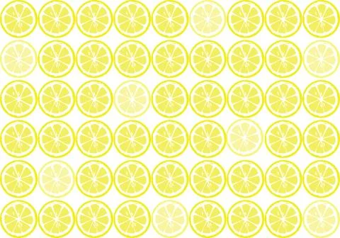 Lemon pattern background Stock Illustration