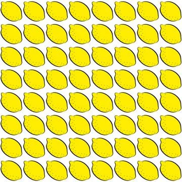 Lemon pattern Stock Illustration