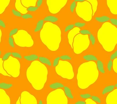 Lemon pattern seamless. Lemons background. Citrus Fruit texture Illustrazione stock