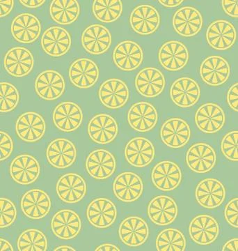 Lemon pattern. Seamless vector Stock Illustration