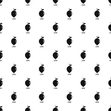 Lemon pattern seamless vector Illustrazione stock