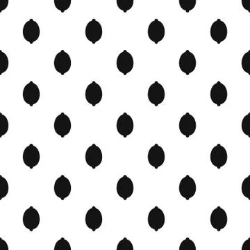 Lemon pattern, simple style Stock Illustration