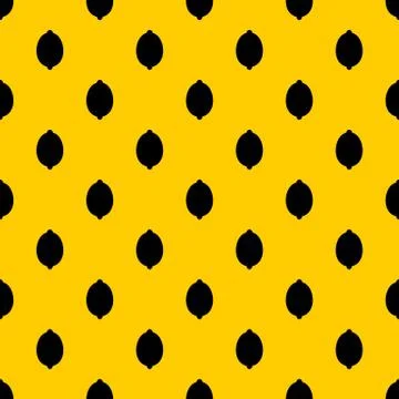 Lemon pattern vector Stock Illustration