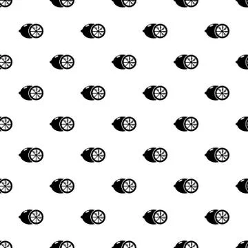 Lemon pattern vector seamless Stock Illustration