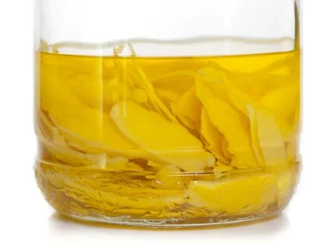 Lemon peel in fermentation Stock Photos