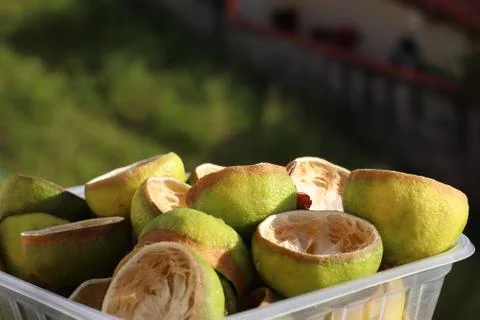 Lemon Peel Stock Photos