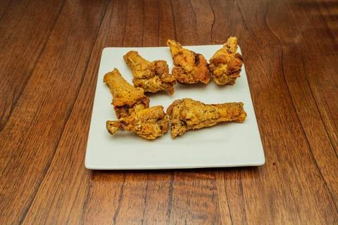 Lemon pepper wings Foto stock
