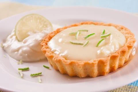 Lemon Pie Dessert 스톡 사진