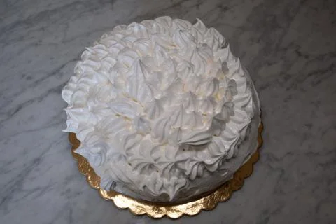 Lemon pie  preparation Foto stock