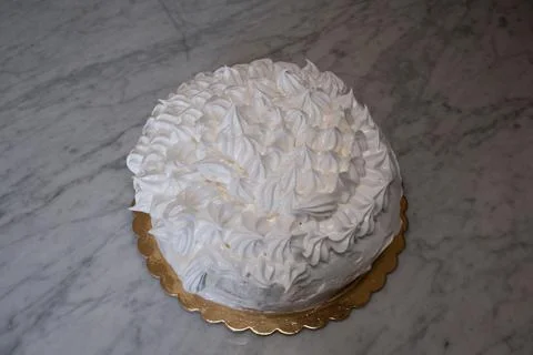 Lemon pie  preparation Foto stock