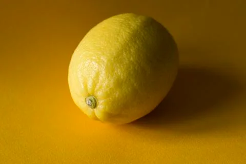 A lemon portrait	 Stock Photos