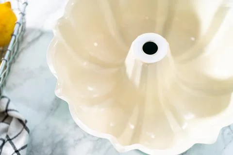 Lemon pound cake Stock Photos