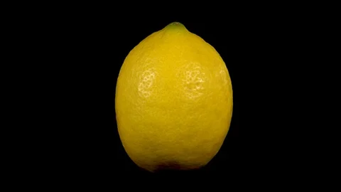 Lemon Rotating 库存影片 123919966