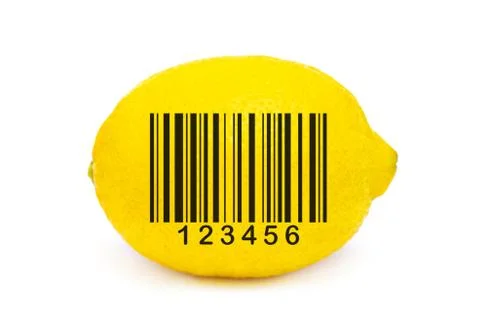 Lemon to scan Stockfoto's