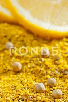 Lemon scented pepper Stock Photos