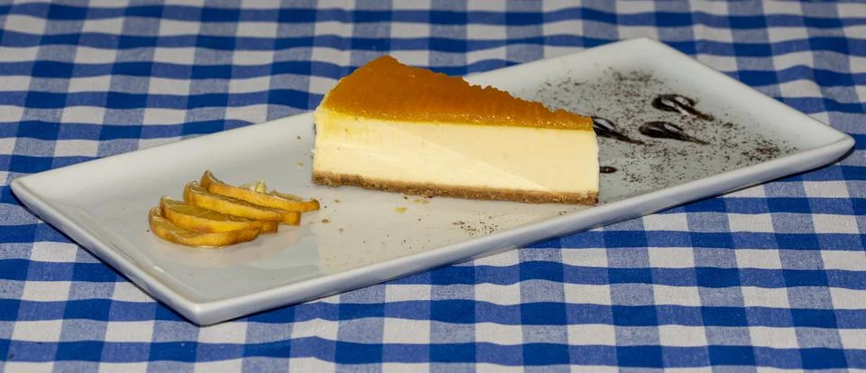 Lemon slice cake Stock Photos