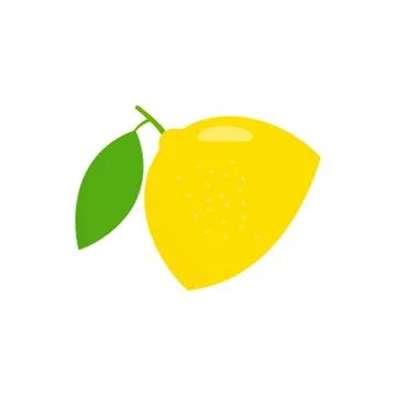 Lemon slice icon. Illustrazione stock
