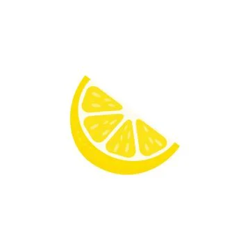 Lemon slice icon. Stock Illustration