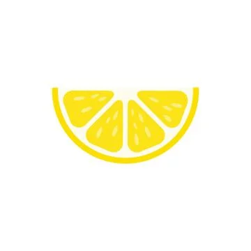 Lemon slice icon. Stock Illustration