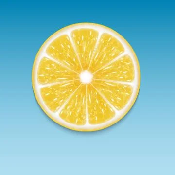 Lemon slice Stock Illustration