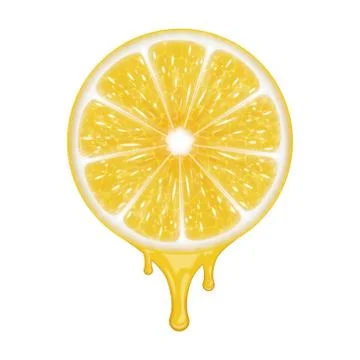 Lemon slice Stock Illustration