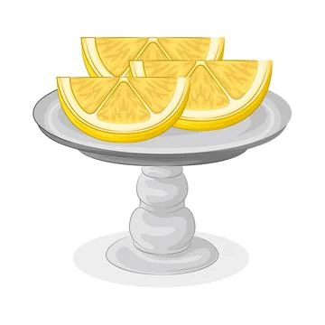 Lemon Slice Illustration Stock Illustration