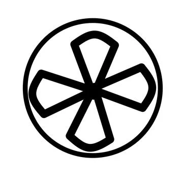 Lemon slice line icon Stock Illustration