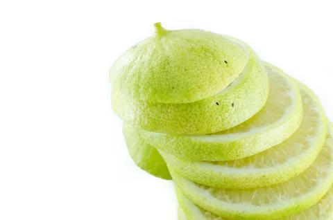 Lemon slice Foto stock