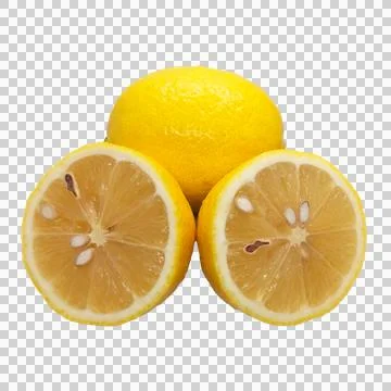 Lemon slice  on white background 10 Stock Photos