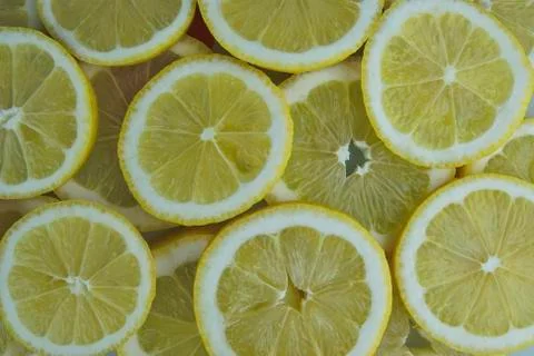 Lemon slices 1 Stock Photos