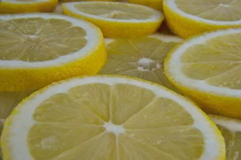 LEMON SLICES 4 Stock Photos