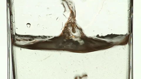 Lemon slices falling in water 4 Stock Footage 49880531