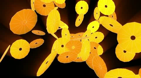 Lemon slices Stock Footage 18159327