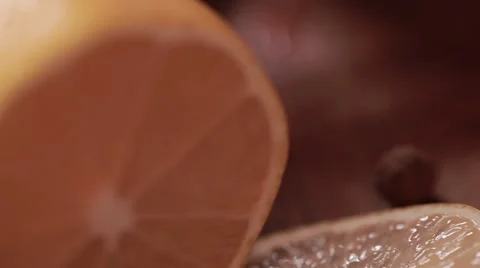 Lemon slices Stock Footage 49159734