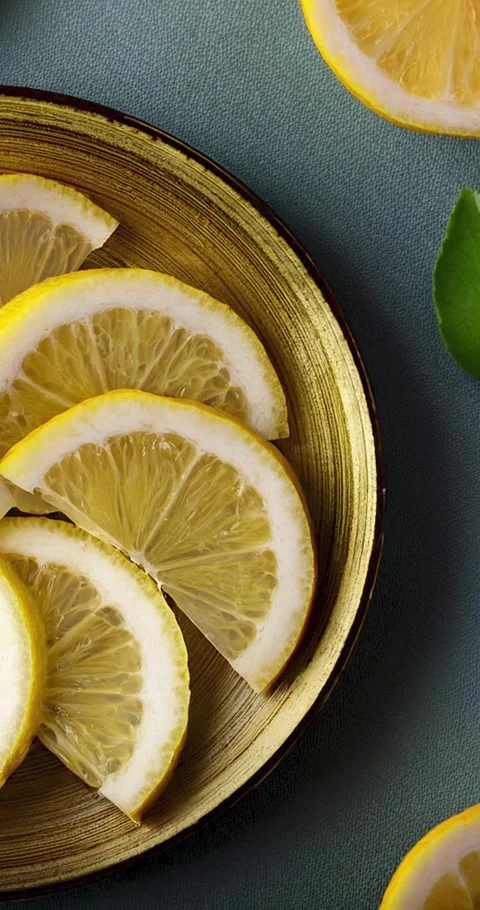Lemon Slices Stock Footage 294991972
