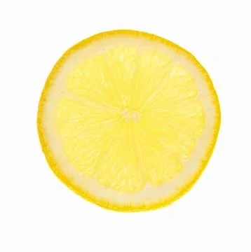 Lemon Slices for Garnish Stock Photos