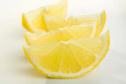 Lemon slices Stock Photos