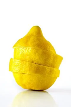 Lemon slices Stock Photos