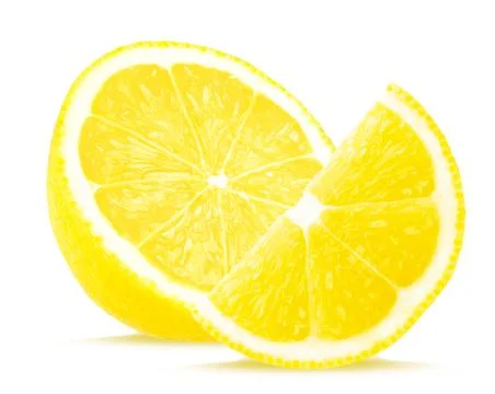 Lemon slices Stock Photos
